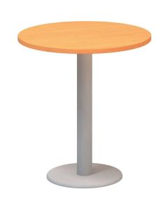 Jednací stůl Alfa 400 - 70 cm, buk Bavaria/stříbrn