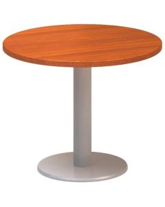 Jednací stůl Alfa 400 - 70 cm, nízký, třešeň/stříb