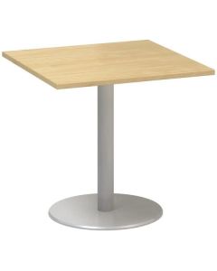 Jednací stůl Alfa 400 - 80 cm, divoká hruška/stříb
