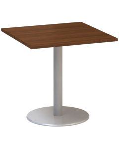 Jednací stůl Alfa 400 - 80 cm, ořech/stříbrný