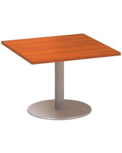 Jednací stůl Alfa 400 - 80 cm, nízký, třešeň/stříb