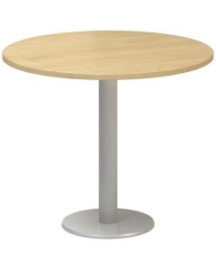 Jednací stůl Alfa 400 - 90 cm, divoká hruška/stříb