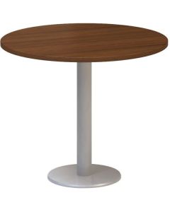 Jednací stůl Alfa 400 - 90 cm, ořech/stříbrný