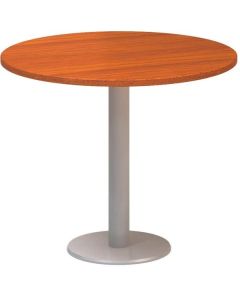 Jednací stůl Alfa 400 - 90 cm, třešeň/stříbrný
