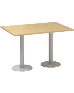 Jednací stůl Alfa 400 - 120 cm, divoká hruška/stří