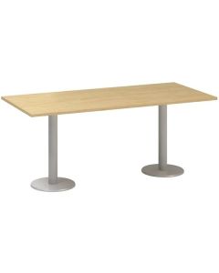 Jednací stůl Alfa 400 - 180 cm, divoká hruška/stří
