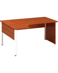 Psací stůl Alfa 100 - ergo, levý, 160 cm, třešeň