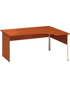 Psací stůl Alfa 100 - ergo, pravý, 160 cm, třešeň