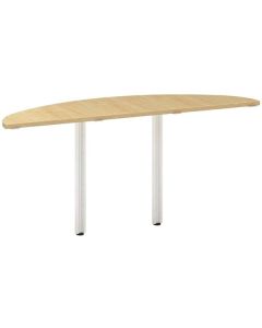 Přídavný stůl Alfa 100 - 160 cm, divoká hruška/šed