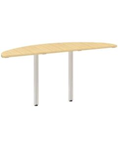 Přídavný stůl Alfa 100 - 160 cm, dub Vicenza/šedý
