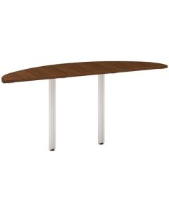 Přídavný stůl Alfa 100 - 162,5 cm, ořech/šedý
