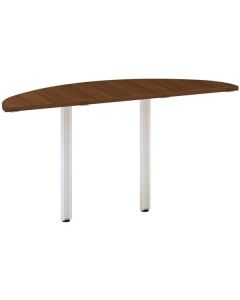 Přídavný stůl Alfa 100 - 142,5 cm, ořech/šedý
