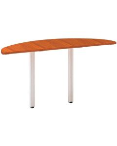 Přídavný stůl Alfa 100 - 142,5 cm, třešeň/šedý