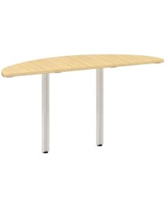 Přídavný stůl Alfa 100 - 142,5 cm, dub Vicenza/šed