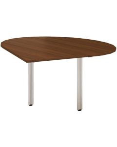 Přídavný stůl Alfa 100 - levý, 120 cm, ořech/šedý