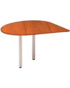 Přídavný stůl Alfa 100 - pravý, 120 cm, třešeň/šed