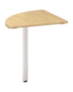 Přídavný stůl Alfa 100 - čtvrtkruh 70 cm, divoká h