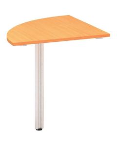 Přídavný stůl Alfa 100 - čtvrtkruh 70 cm, buk Bava