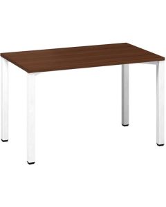 Psací stůl Alfa 200 - 120 x 70 cm, ořech/bílý