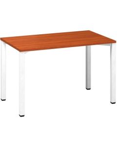 Psací stůl Alfa 200 - 120 x 70 cm, třešeň/bílý