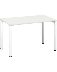 Psací stůl Alfa 200 - 120 x 70 cm, bílý/bílý