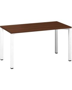 Psací stůl Alfa 200 - 140 x 70 cm, ořech/bílý