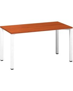 Psací stůl Alfa 200 - 140 x 70 cm, třešeň/bílý