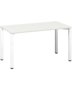 Psací stůl Alfa 200 - 140 x 70 cm, bílý/bílý