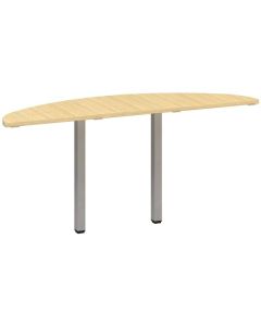 Přídavný stůl Alfa 200 - 160 cm, dub Vicenza/stříb