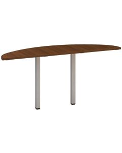 Přídavný stůl Alfa 200 - 162,5 cm, ořech/stříbrný