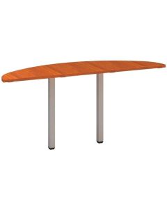Přídavný stůl Alfa 200 - 162,5 cm, třešeň/stříbrný