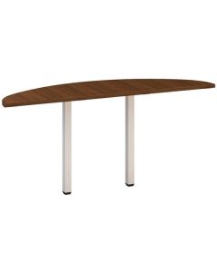 Přídavný stůl Alfa 200 - 162,5 cm, ořech/bílý