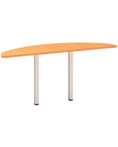 Přídavný stůl Alfa 200 - 162,5 cm, buk Bavaria/bíl