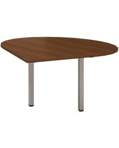Přídavný stůl Alfa 200 - levý, 120 cm, ořech/stříb