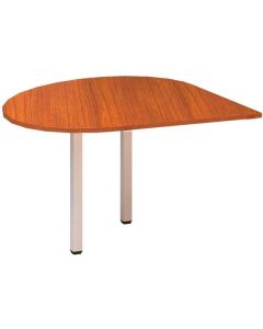 Přídavný stůl Alfa 200 - pravý, 120 cm, třešeň/bíl