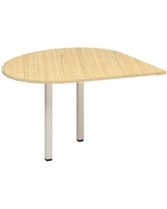 Přídavný stůl Alfa 200 - pravý, 120 cm, dub Vicenz