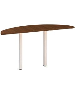 Přídavný stůl Alfa 200 - 142,5 cm, ořech/bílý