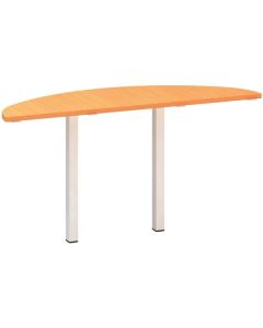 Přídavný stůl Alfa 200 - 142,5 cm, buk Bavaria/bíl