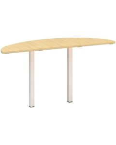 Přídavný stůl Alfa 200 - 142,5 cm, dub Vicenza/bíl