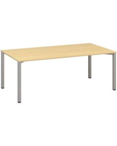 Jednací stůl Alfa 420 - 200 x 100 cm, dub Vicenza/