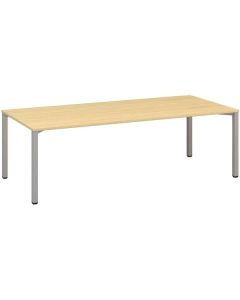 Jednací stůl Alfa 420 - 240 x 100 cm, dub Vicenza/