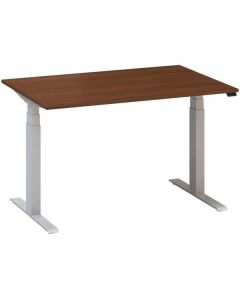 Výškově stavitelný stůl ALFA UP - 120 cm, ořech/st