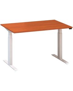 Výškově stavitelný stůl ALFA UP - 120 cm, třešeň/b