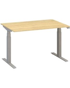 Výškově stavitelný stůl ALFA UP - 120 cm, dub Vice