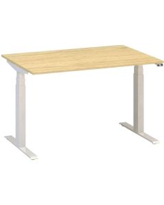 Výškově stavitelný stůl ALFA UP - 120 cm, dub Vice