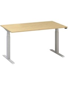 Výškově stavitelný stůl ALFA UP - 140 cm, divoká h