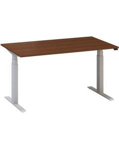 Výškově stavitelný stůl ALFA UP - 140 cm, ořech/st