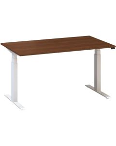 Výškově stavitelný stůl ALFA UP - 140 cm, ořech/bí