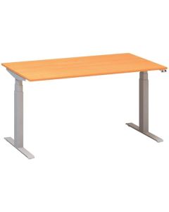 Výškově stavitelný stůl ALFA UP - 140 cm, buk Bava