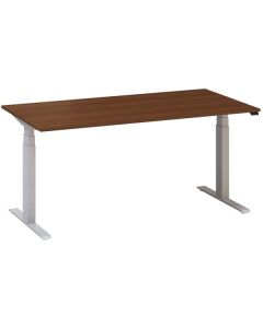 Výškově stavitelný stůl ALFA UP - 160 cm, ořech/st